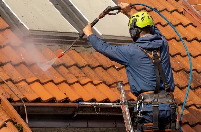 Démoussage et hydrofuge de toiture à Hodeng-Hodenger